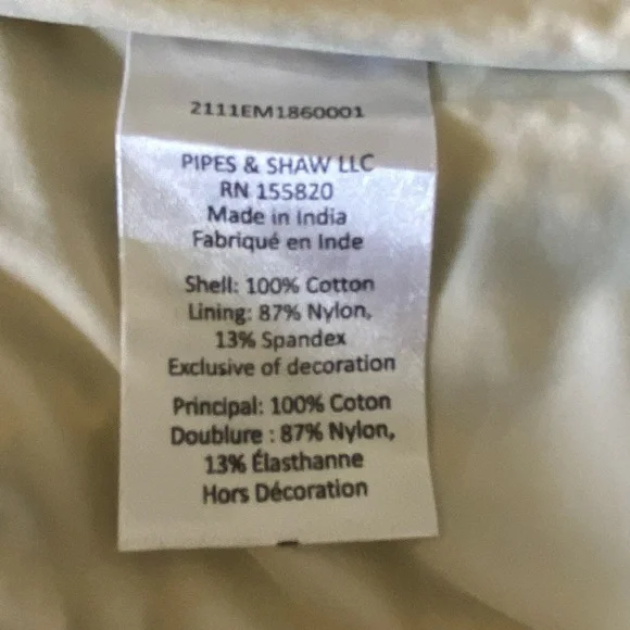 VERONICA BEARD Arzoo Cropped Crochet Cotton Knit Off White & Black Pants Medium - Picture 9 of 10